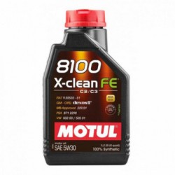 #0277 MOTUL-5W-30-8100X-clean-FE-1L